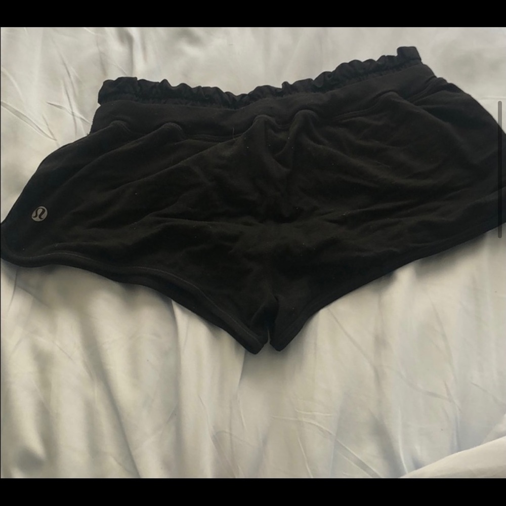 Black lululemon shorts